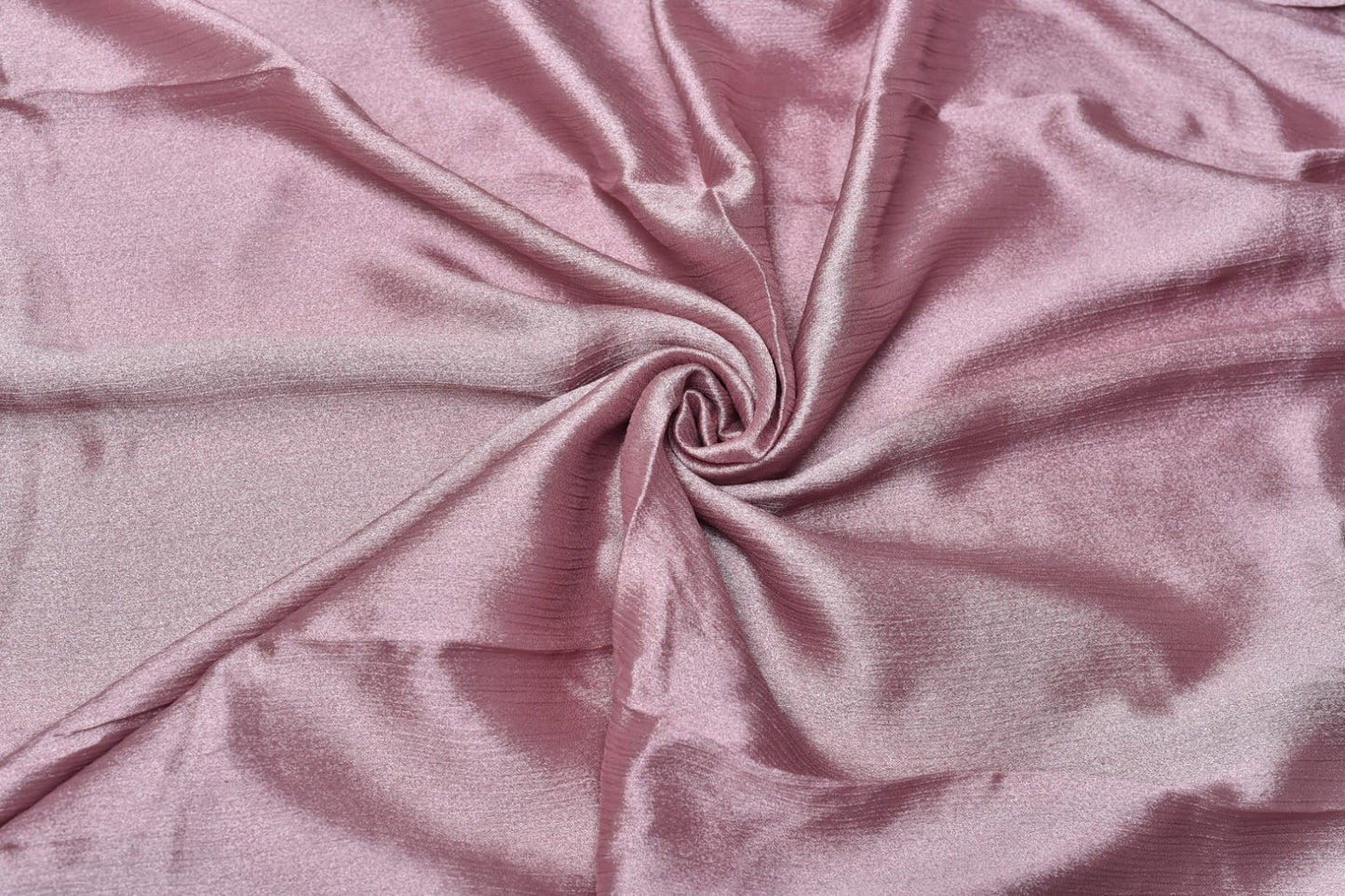 Pastel Pink Crinkle Silk Hijab –  Subtle Shine, Ultimate Comfort