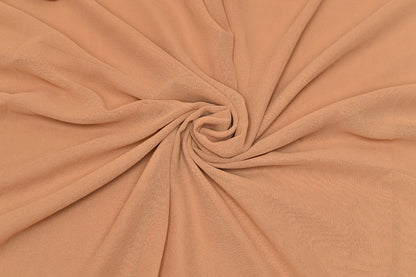 Dusty Orange Georgette Hijab – Soft, Flowy & Elegant