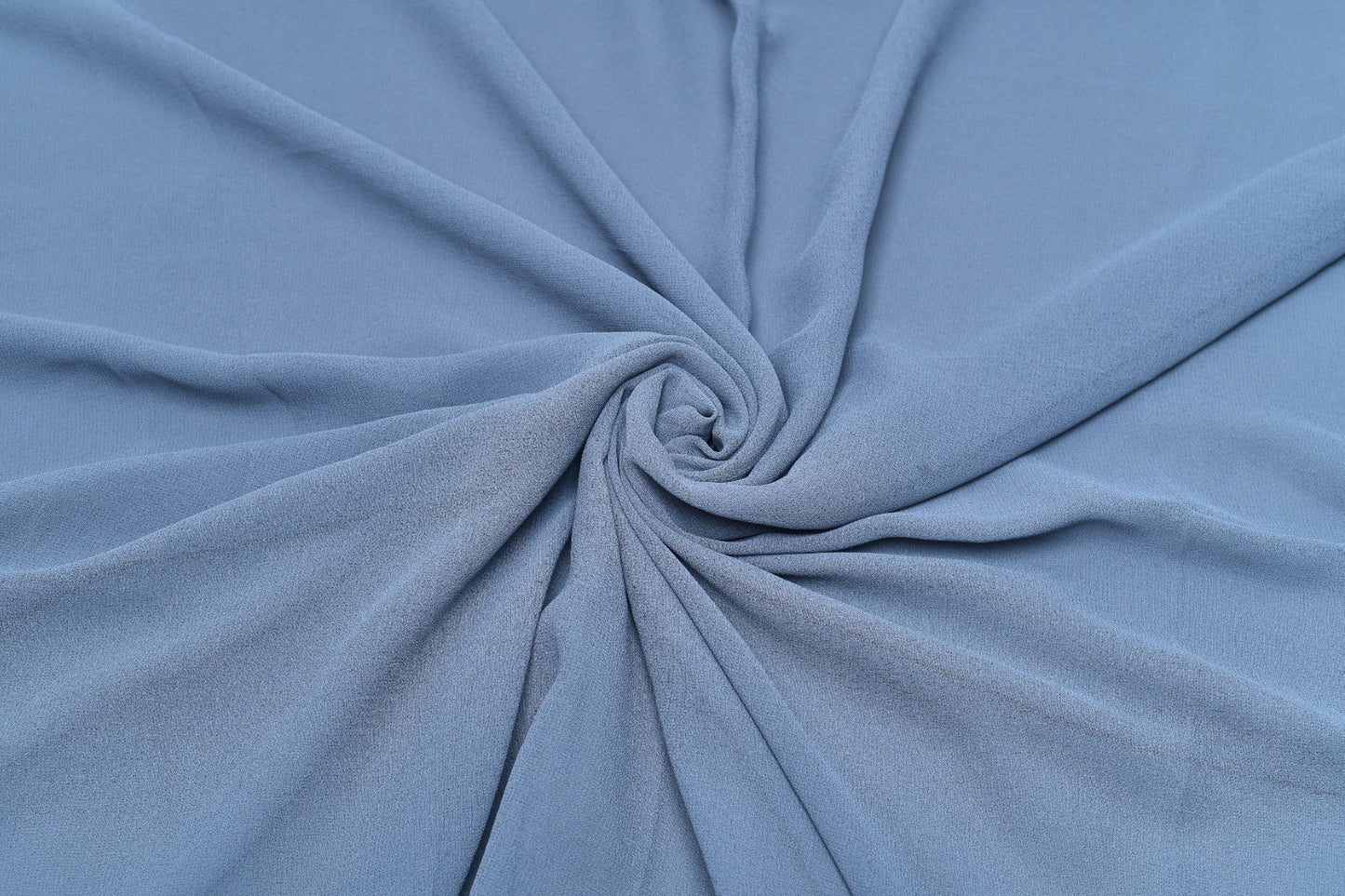 Greyish Blue Georgette Hijab – Soft, Flowy & Elegant