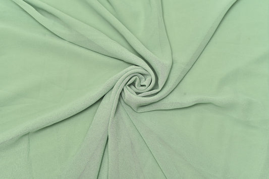 Mint Green Georgette Hijab – Soft, Flowy & Elegant