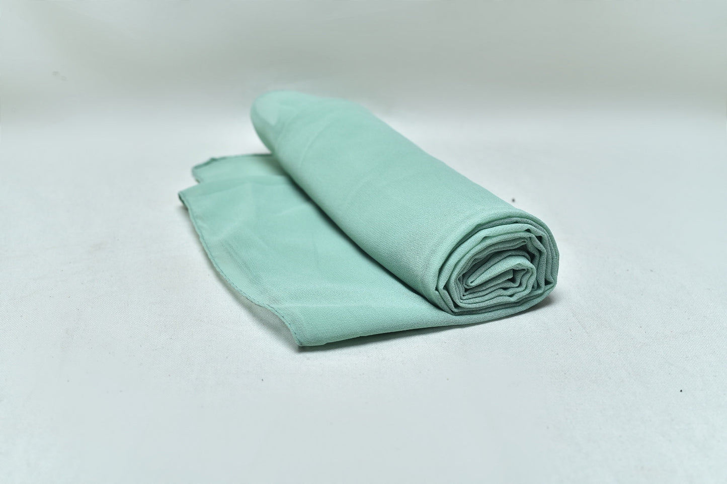 Mint Green Georgette Hijab – Soft, Flowy & Elegant