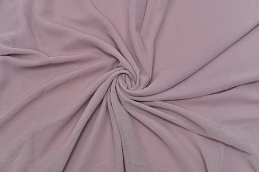 Pastel Pink Georgette Hijab – Soft, Flowy & Elegant