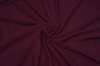 Plum Georgette Hijab – Soft, Flowy & Elegant