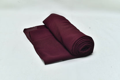 Plum Georgette Hijab – Soft, Flowy & Elegant