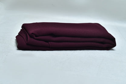 Plum Georgette Hijab – Soft, Flowy & Elegant