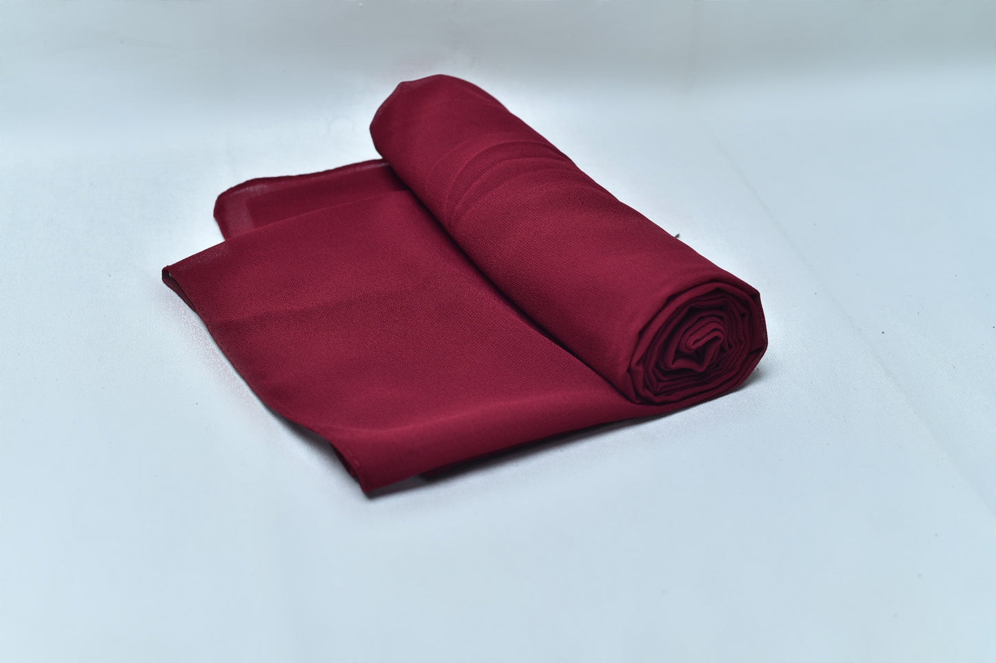 Red Georgette Hijab – Soft, Flowy & Elegant